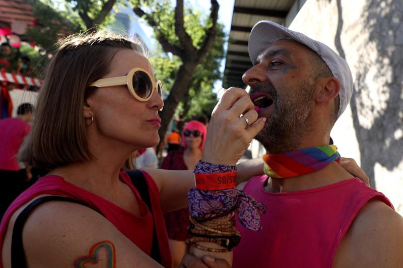 Fotos: Celebración superlativa y multicolor del Orgullo LGTBI en Madrid