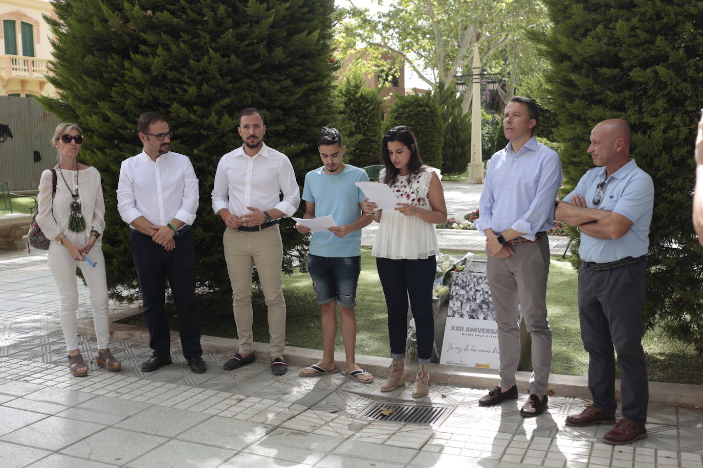 Fotos: Lorca recuerda a Miguel Ángel Blanco