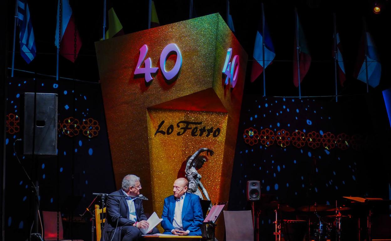 Pregón del XL Festival Internacional de Cante de Lo Ferro, este martes.