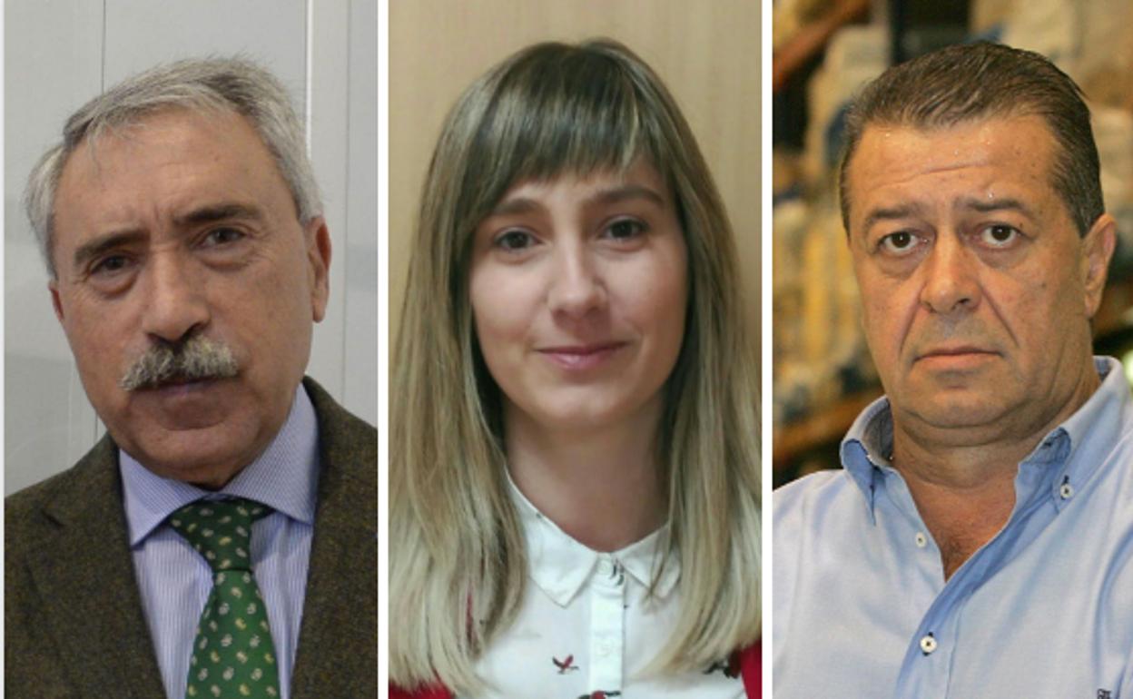 Luis Navarro Berlanga, Carmen Laura Sánchez y Antonio Navarro. 