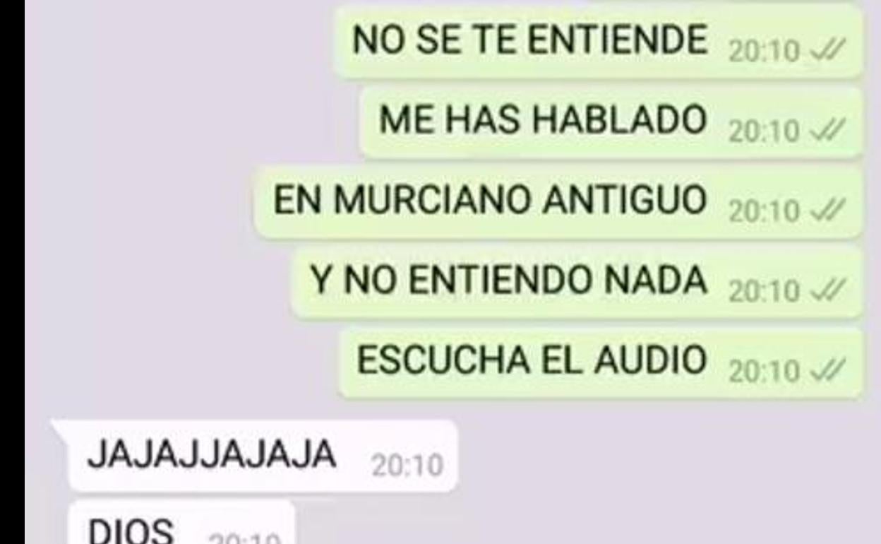 El audio de WhatsApp de un murciano que se ha hecho viral