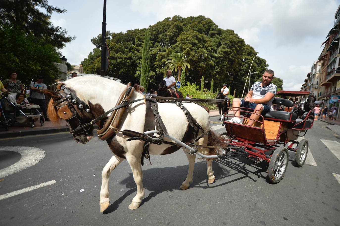 Se han repartido 700 bocadillos, cerveza Estrella de Levante y patatas 'Acho' entre el público asistente.
