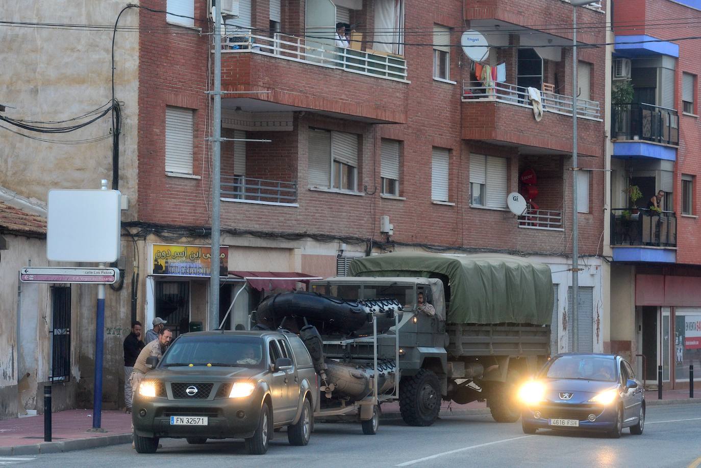 El delegado del Gobierno, Francisco Jiménez, anuncia que se desalojará El Siscar y pedanías colindantes en un plazo máximo de tres horas para evitar que haya incidencias, ya que el momento de ese desemblase será «crítico»