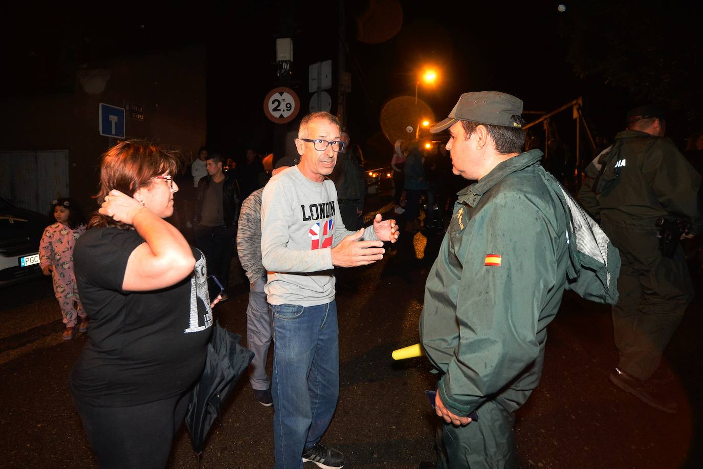 Los vecinos de estas pedanías murcianas han dormido en albergues habilitados como prevención ante posibles inundaciones. 