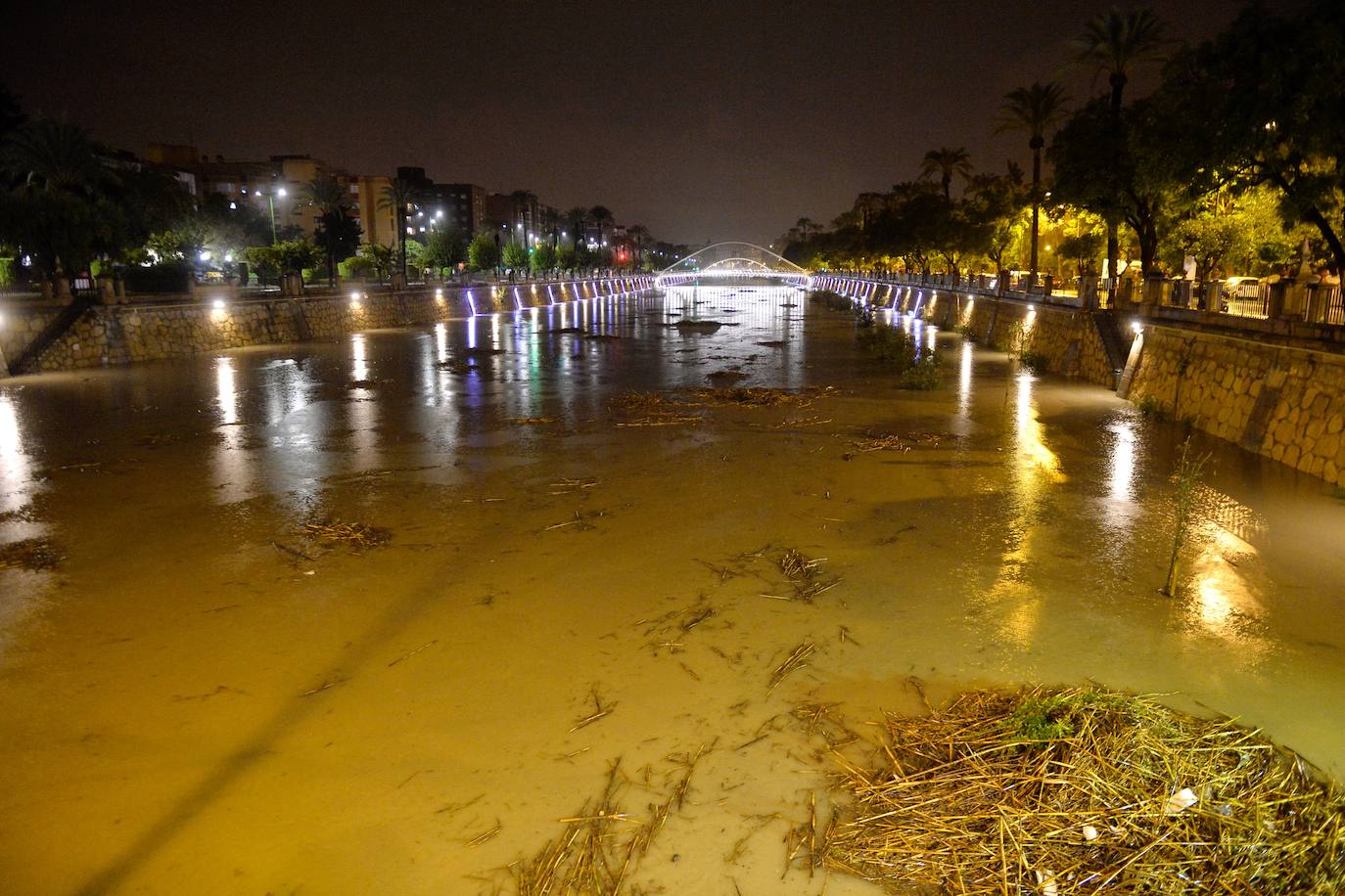 Los vecinos de estas pedanías murcianas han dormido en albergues habilitados como prevención ante posibles inundaciones. 