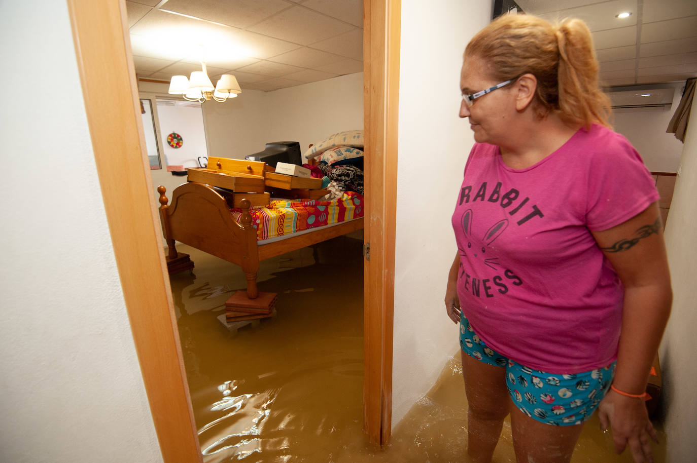 Recorrido por las localidades de Alquerías, Beniel y Llano de Brujas, donde el temporal causó cuantiosos destrozos
