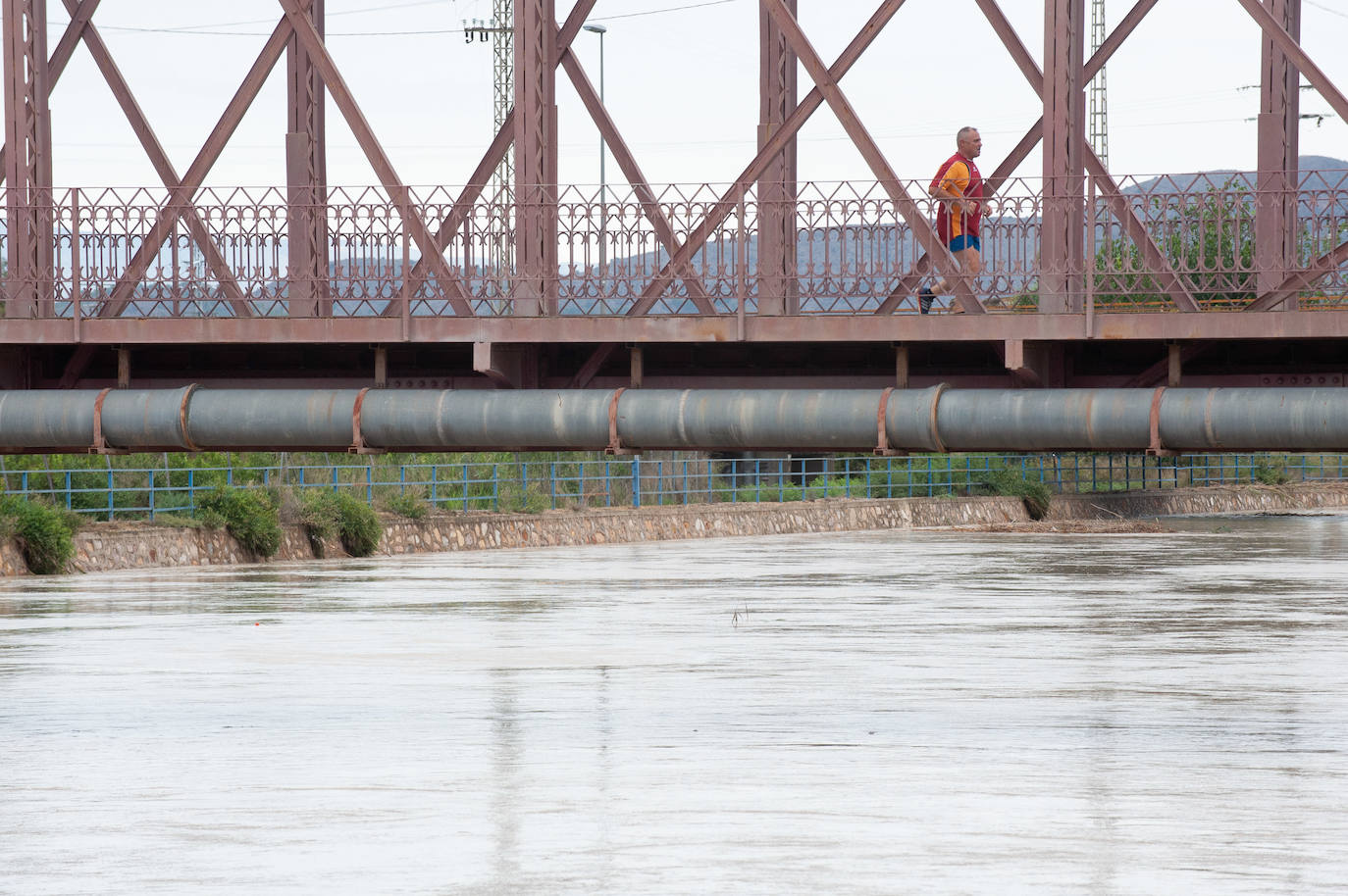 Recorrido por las localidades de Alquerías, Beniel y Llano de Brujas, donde el temporal causó cuantiosos destrozos