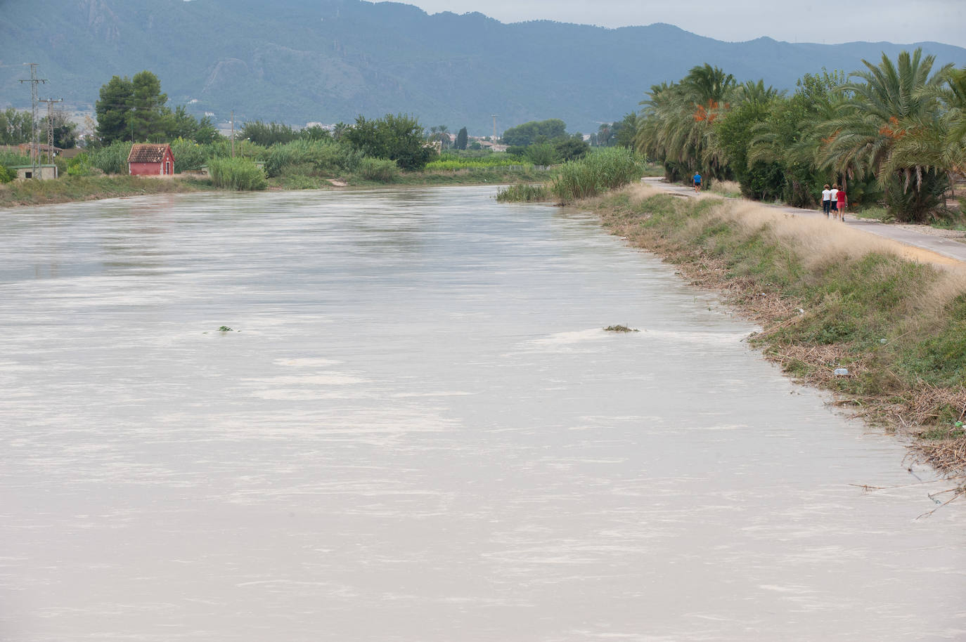 Recorrido por las localidades de Alquerías, Beniel y Llano de Brujas, donde el temporal causó cuantiosos destrozos