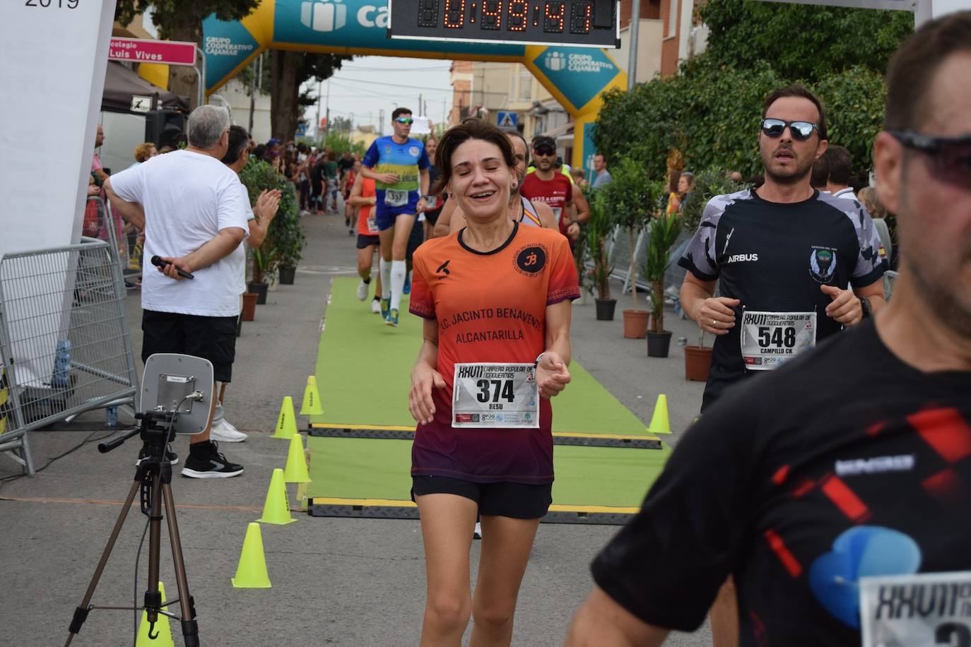 El atleta del Grupo Alcaraz se lleva la XXVII Carrera Popular de la pedanía murciana con un tiempo de 36:06 minutos, por los 43:42 para la corredora del Bathco Running Team