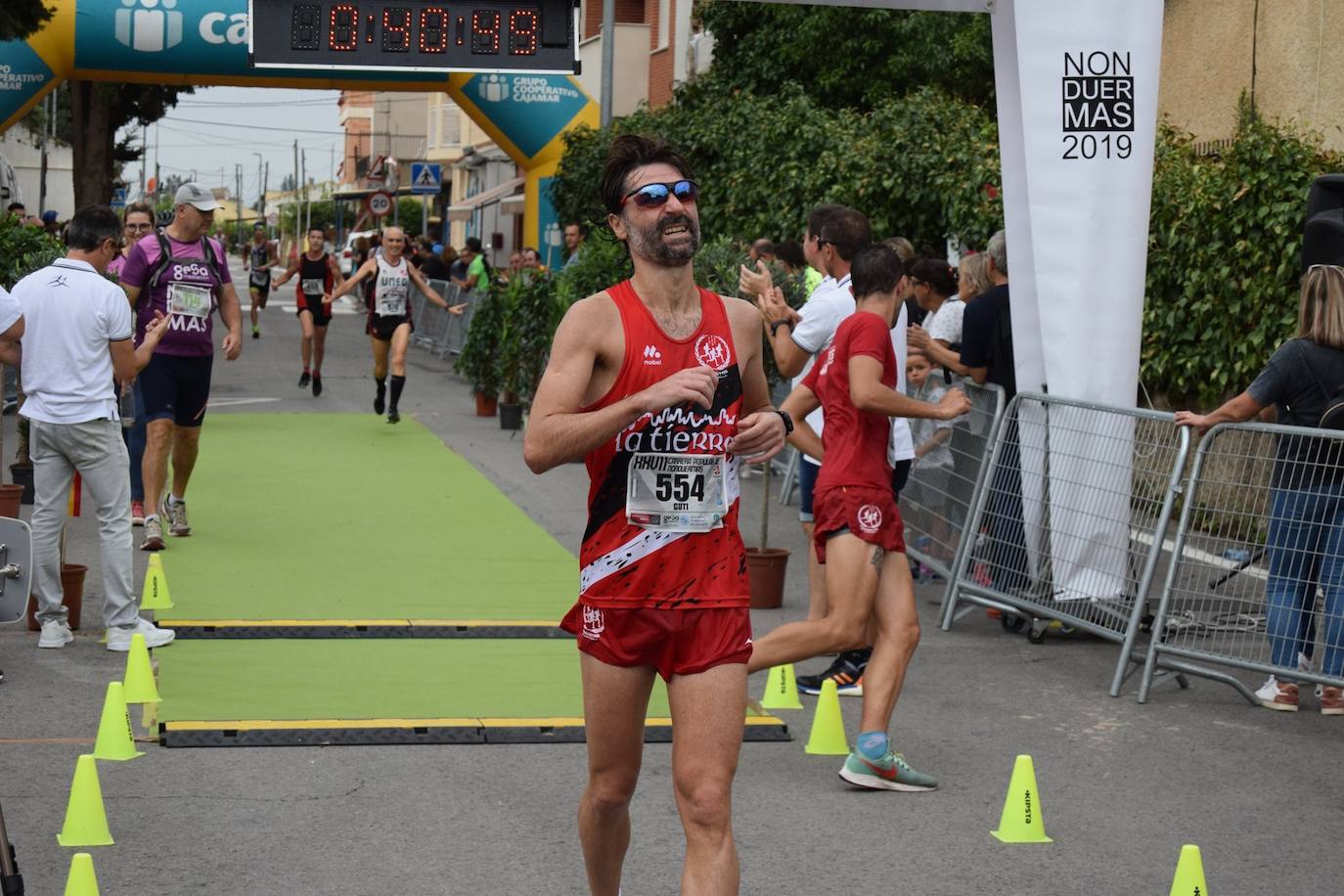 El atleta del Grupo Alcaraz se lleva la XXVII Carrera Popular de la pedanía murciana con un tiempo de 36:06 minutos, por los 43:42 para la corredora del Bathco Running Team