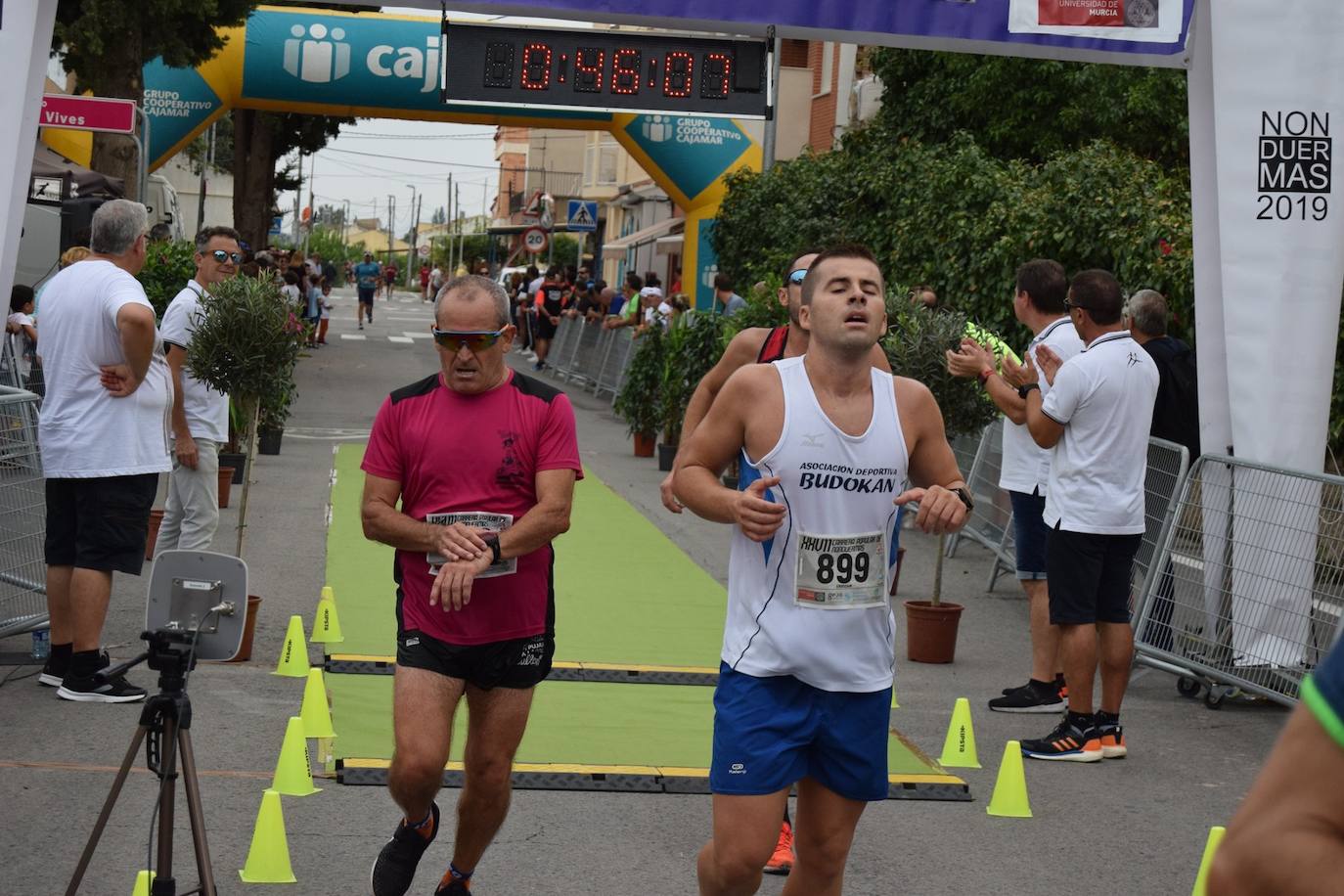 El atleta del Grupo Alcaraz se lleva la XXVII Carrera Popular de la pedanía murciana con un tiempo de 36:06 minutos, por los 43:42 para la corredora del Bathco Running Team