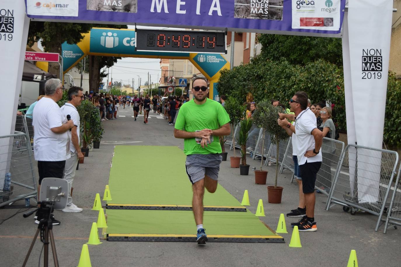 El atleta del Grupo Alcaraz se lleva la XXVII Carrera Popular de la pedanía murciana con un tiempo de 36:06 minutos, por los 43:42 para la corredora del Bathco Running Team