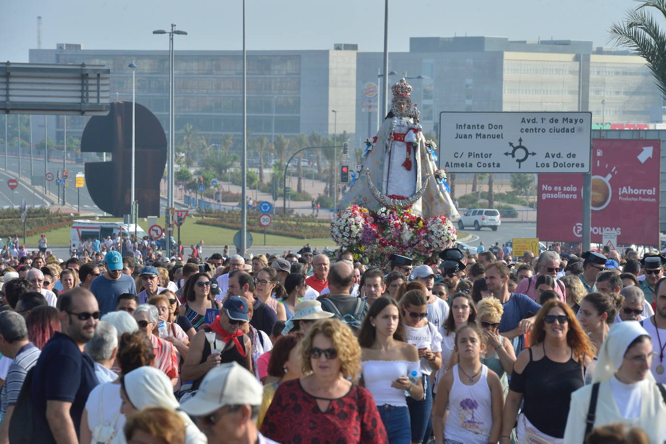 Fotos: El recorrido de la Morenica, en imágenes