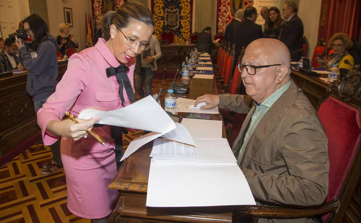 Ana Belén Castejón y Manuel Padín, en una imagen de archivo. 