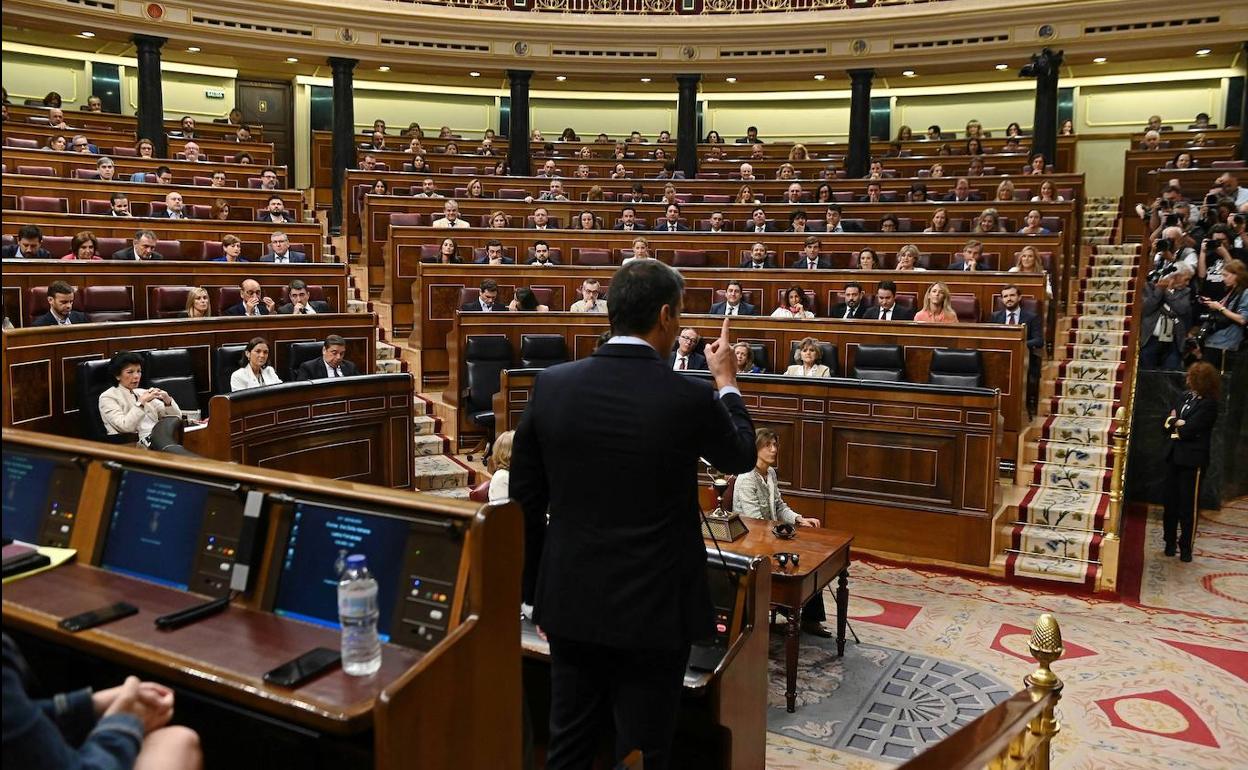 Imagen de la última sesión en el Congreso de los Diputados. 