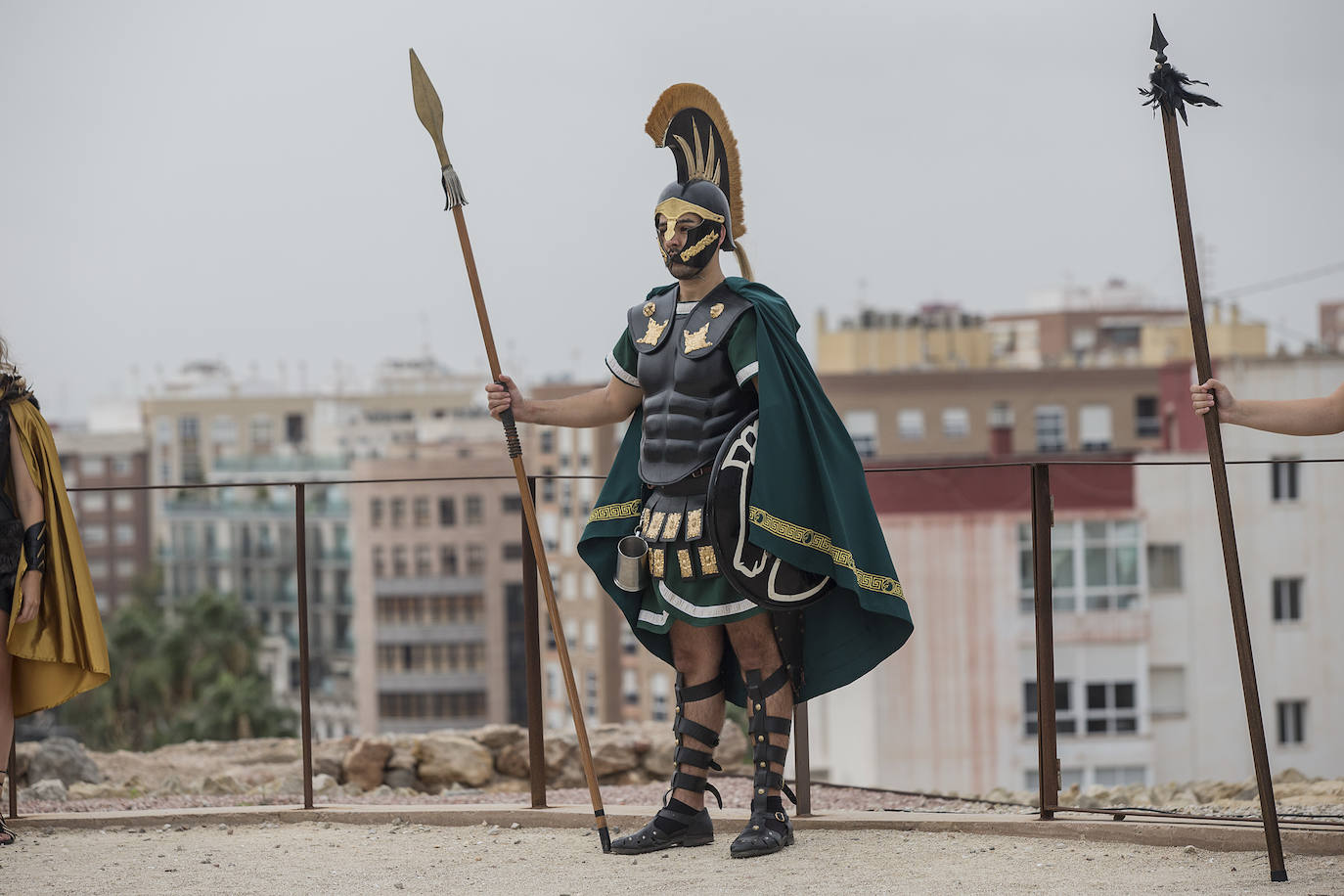La Ruta Iter Ignis comenzó en Cabo de Palos y reunió a una veintena de relevistas.