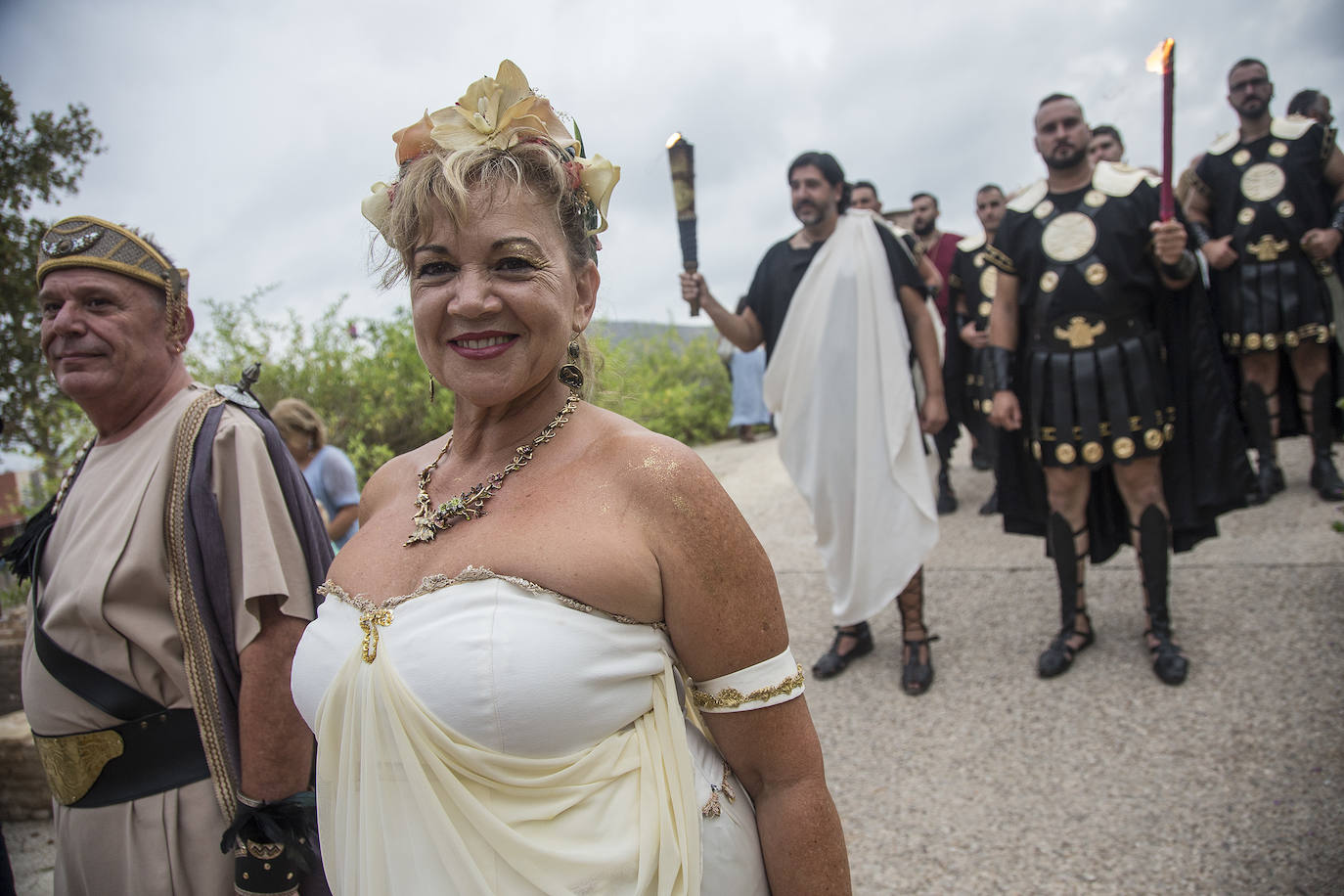 La Ruta Iter Ignis comenzó en Cabo de Palos y reunió a una veintena de relevistas.