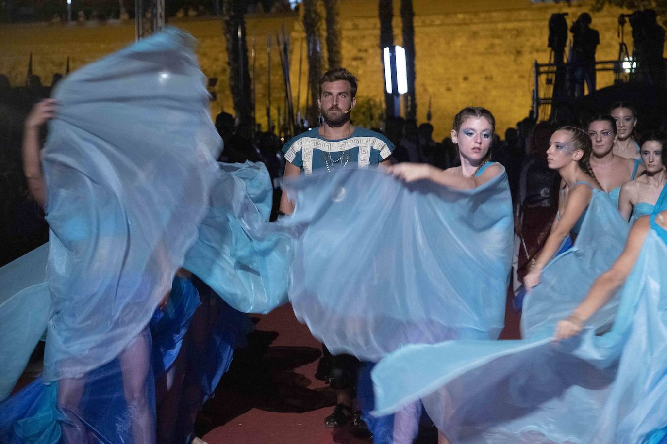 La participación de más de 500 actores aumentó la espectacularidad del acto, ante 1.500 asistentes.