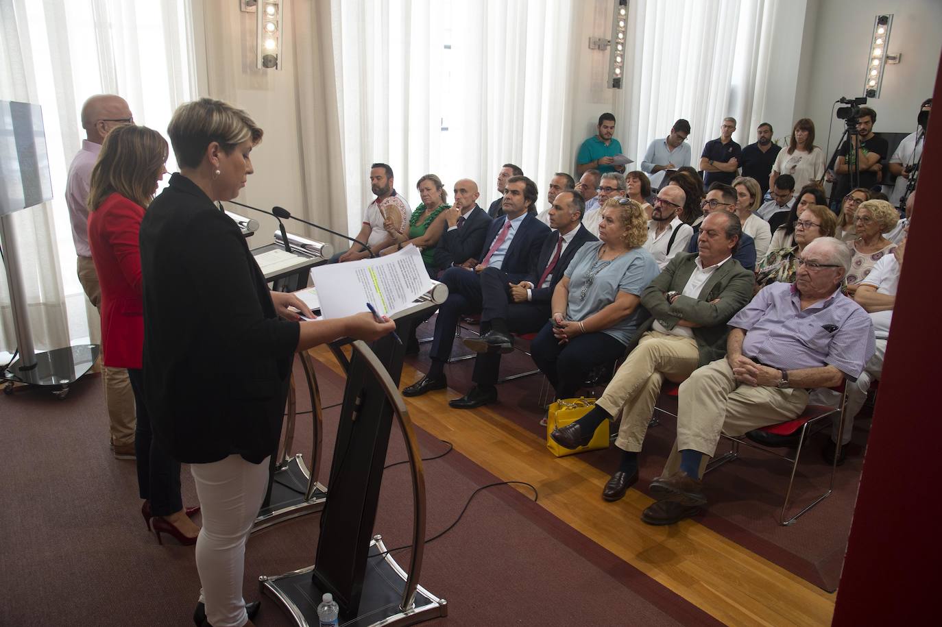 Los tres partidos que lideran el Ayuntamiento de Cartagena presentaron su Programa de Gobierno.