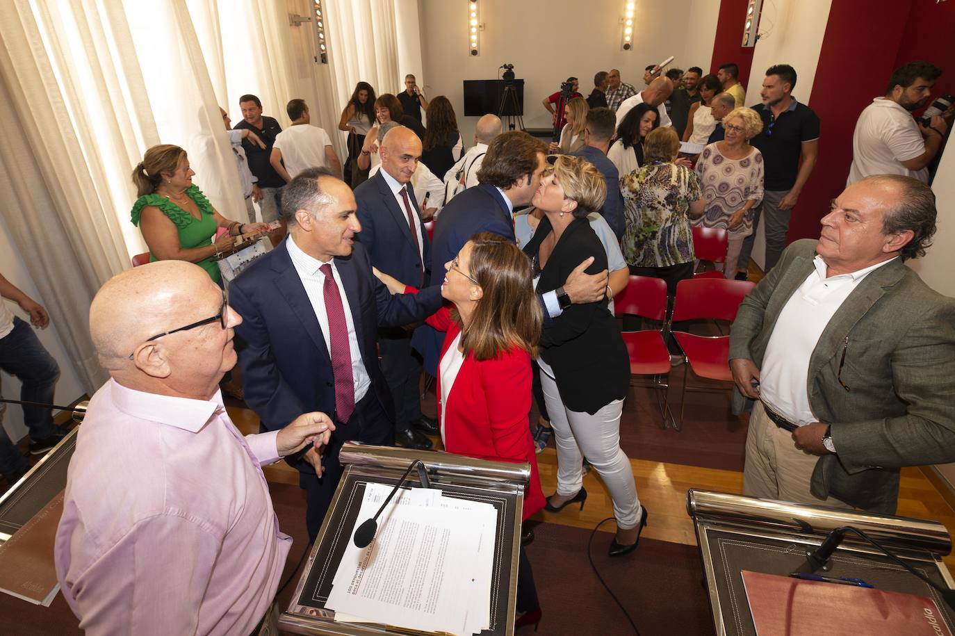 Los tres partidos que lideran el Ayuntamiento de Cartagena presentaron su Programa de Gobierno.