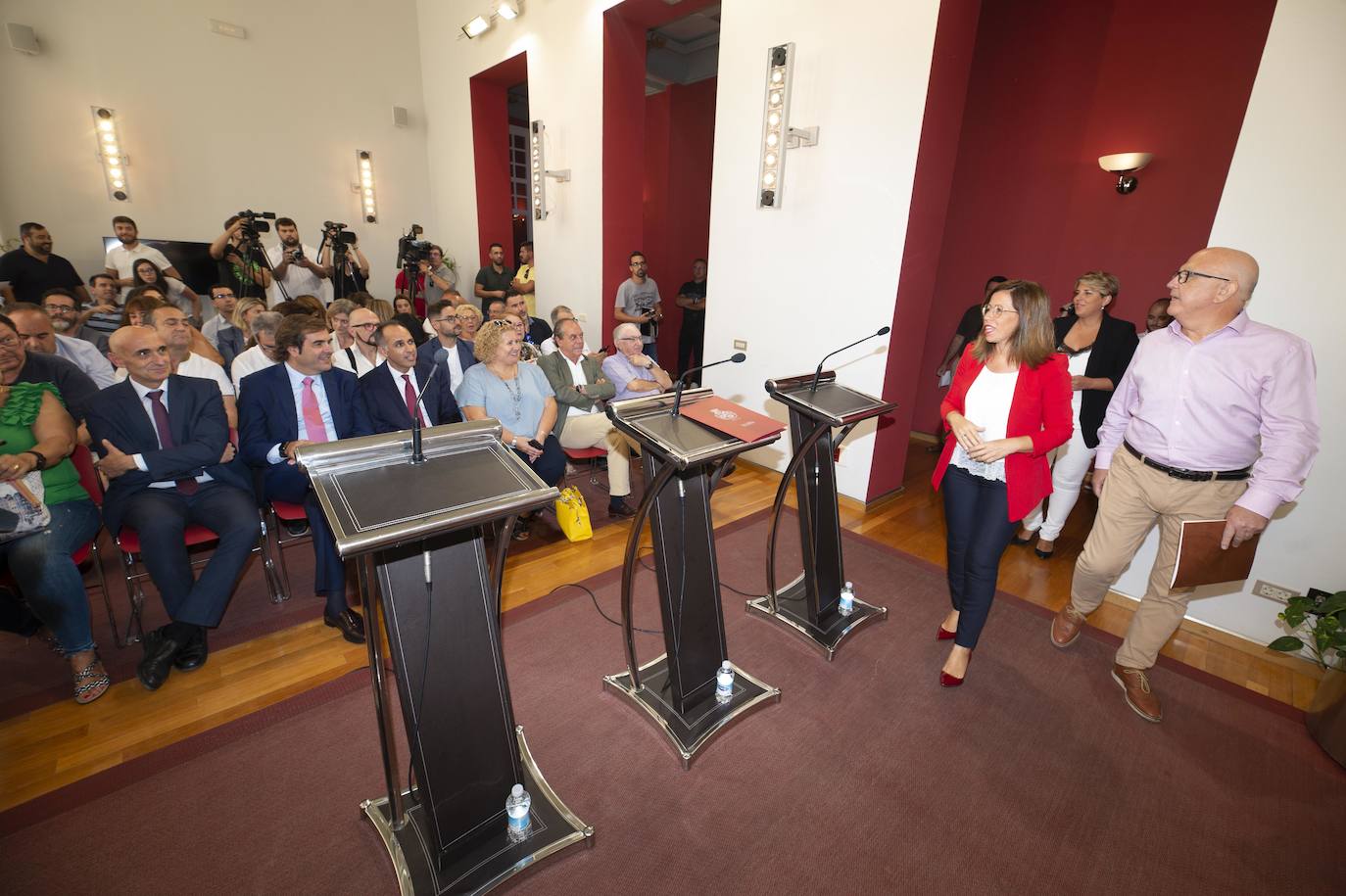 Los tres partidos que lideran el Ayuntamiento de Cartagena presentaron su Programa de Gobierno.