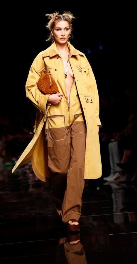 La marca Fendi durante su desfile de Primavera/Verano 2020 en la Milán Fashion Week