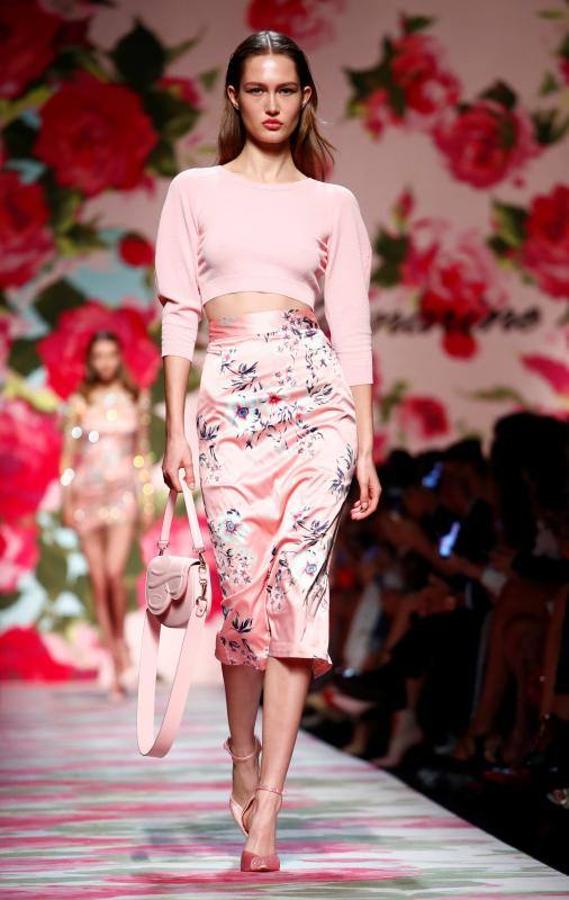 La marca Blumarine durante su desfile de Primavera/Verano 2020 en la Milán Fashion Week