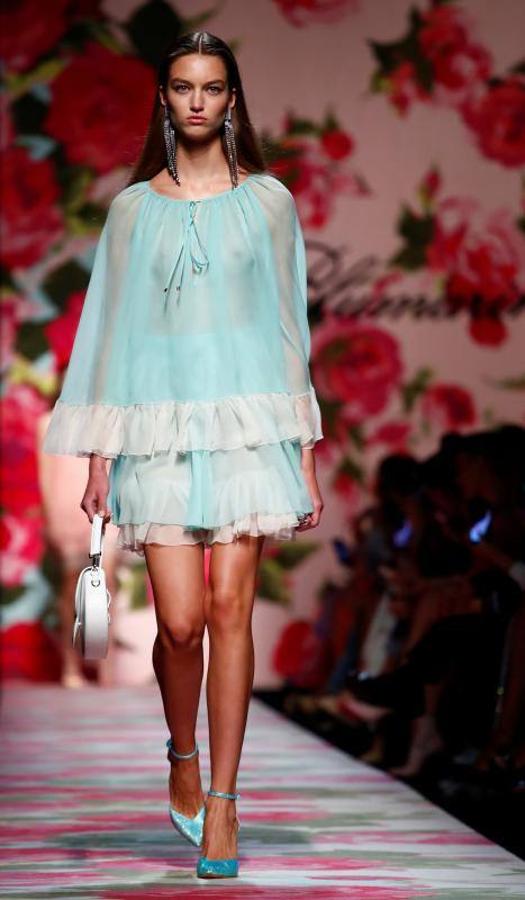 La marca Blumarine durante su desfile de Primavera/Verano 2020 en la Milán Fashion Week