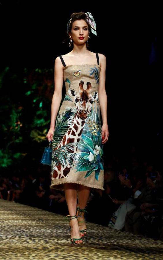 La firma italiana Dolce & Gabban presentó su colección Primavera/Verano 2020 en la pasarela de la Milán Fashion Week