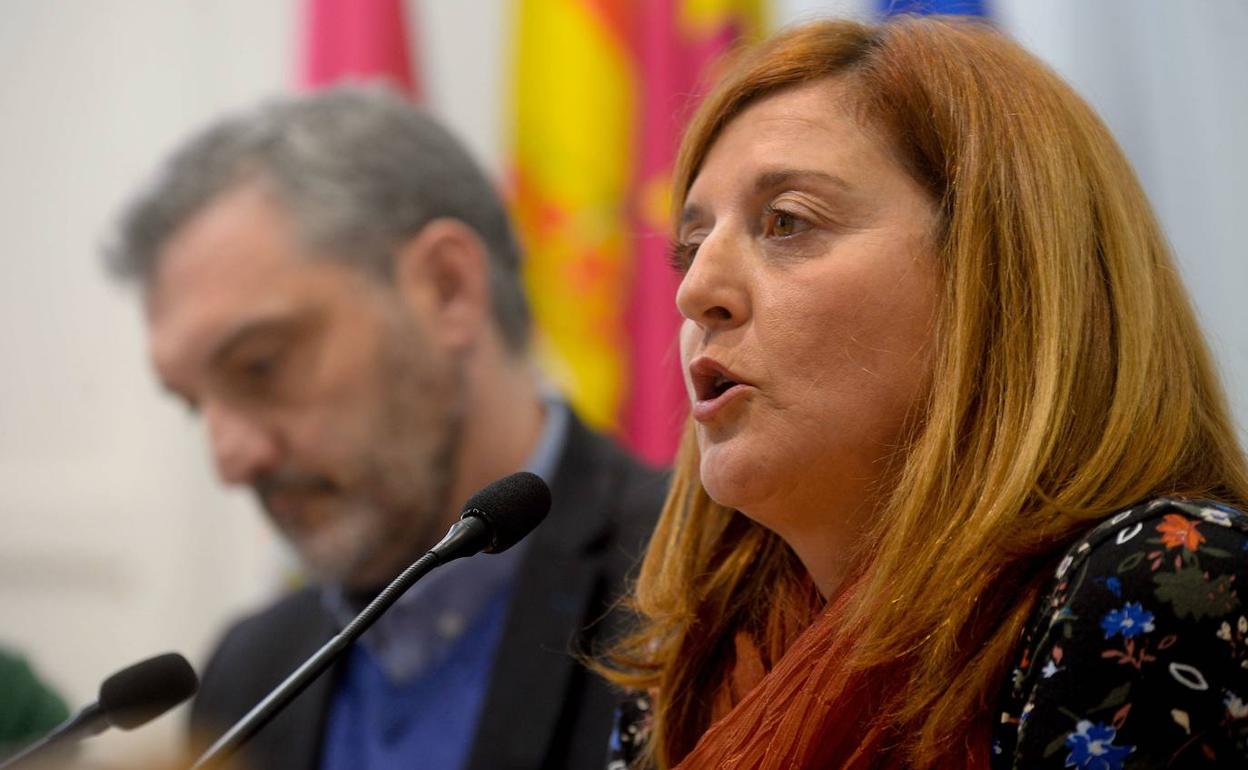 Pilar Marcos, secretaria general de Podemos Cartagena, en una fotografía de archivo.