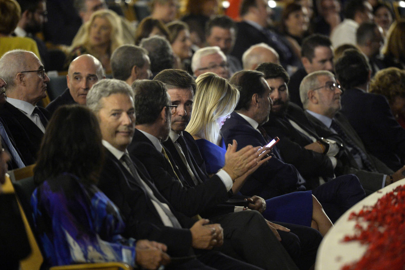 'La Verdad' otorga los premios 'Los Mejores' a la Academia General del Aire, Carmen Gil, Carlos Moreno y los festivales de teatro de San Javier y Molina de Segura por su dedicación y compromiso.