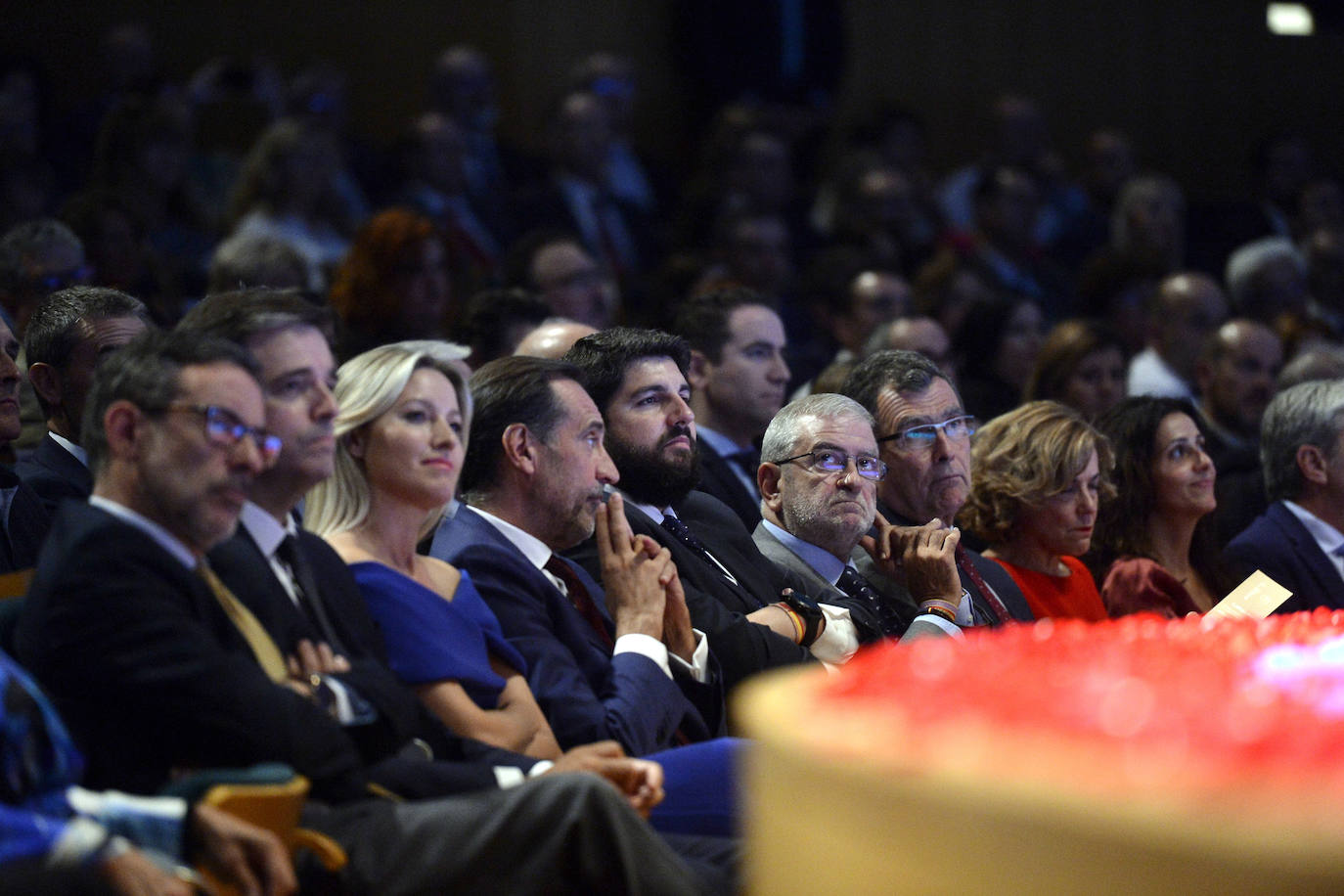 'La Verdad' otorga los premios 'Los Mejores' a la Academia General del Aire, Carmen Gil, Carlos Moreno y los festivales de teatro de San Javier y Molina de Segura por su dedicación y compromiso.