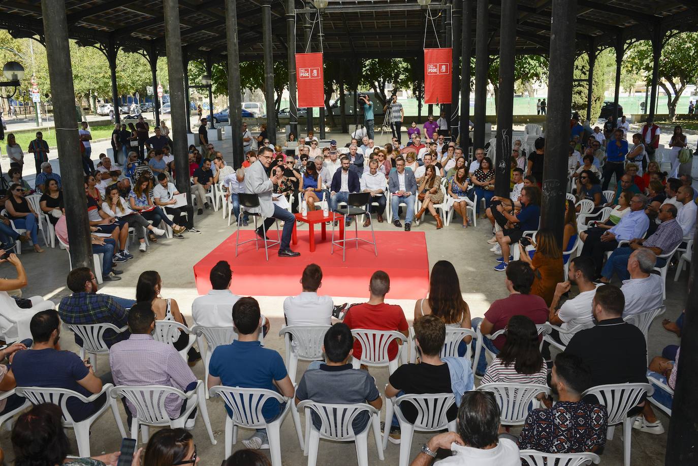 Fotos: Acto del ministro Pedro Duque en Murcia