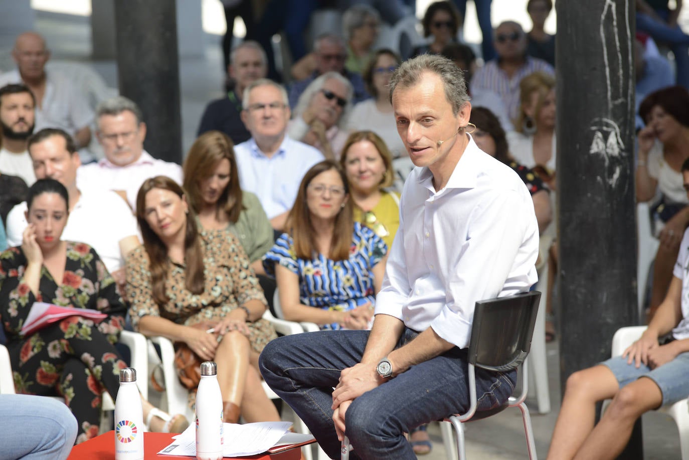 Fotos: Acto del ministro Pedro Duque en Murcia