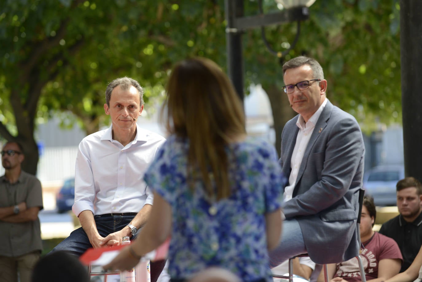 Fotos: Acto del ministro Pedro Duque en Murcia