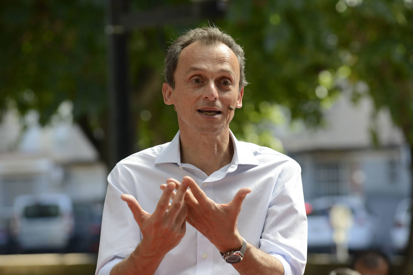 Fotos: Acto del ministro Pedro Duque en Murcia