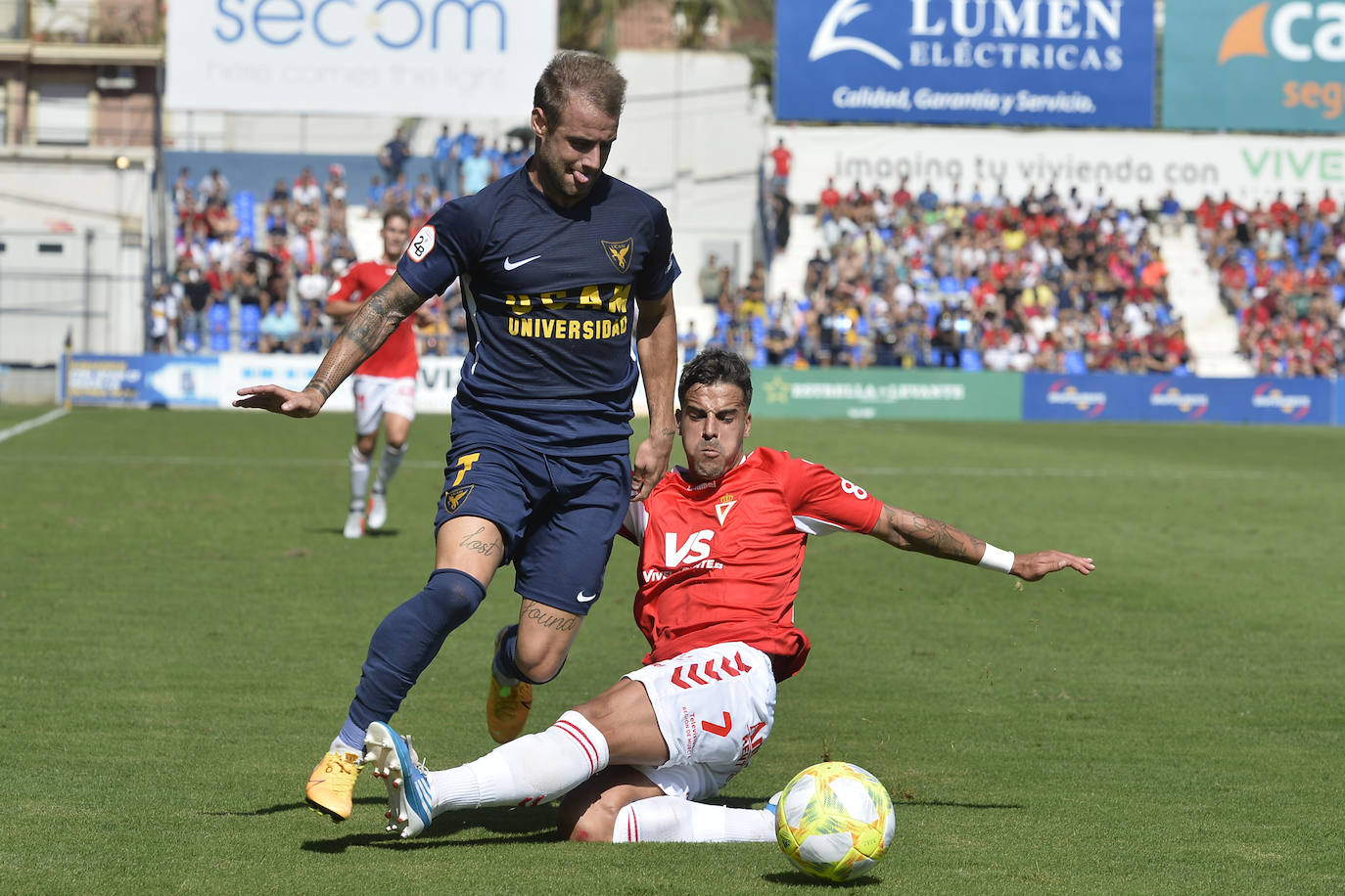 El Murcia fue el vencedor moral de un encuentro en el que el UCAM no dio la talla y en el que ambos equipos apenas generaron ocasiones de gol