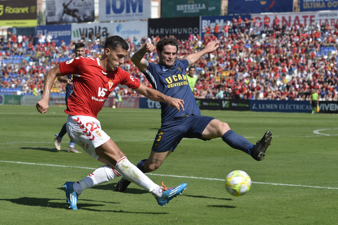 El Murcia fue el vencedor moral de un encuentro en el que el UCAM no dio la talla y en el que ambos equipos apenas generaron ocasiones de gol