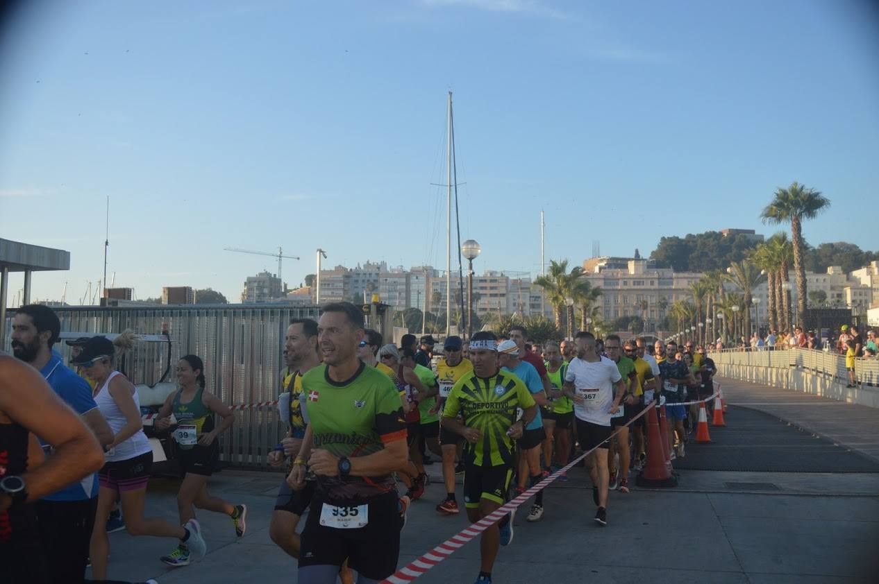 El atleta del Mandarache consigue el triunfo con un tiempo de 33:02 minutos en los 10 kilómetros, por los 38:16 para la corredora de la Juventud Atlética Elche