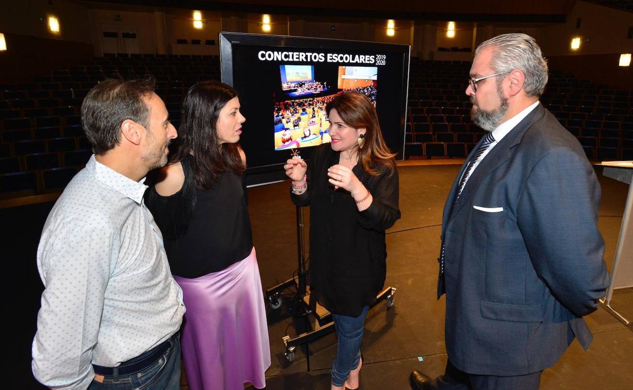 Presentación de los 'Conciertos Escolares' en el Auditorio Víctor Villegas.