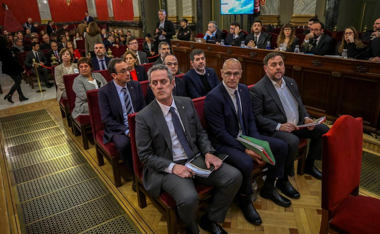 Los doce líderes independentistas condenados por el 'procés' catalán.