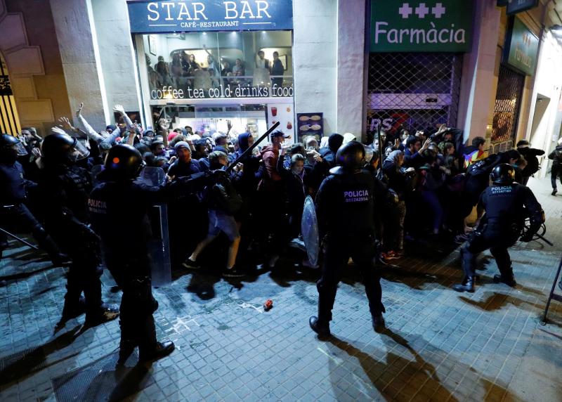 Fotos: Tercera jornada de protestas en Cataluña tras la sentencia del &#039;procés&#039;