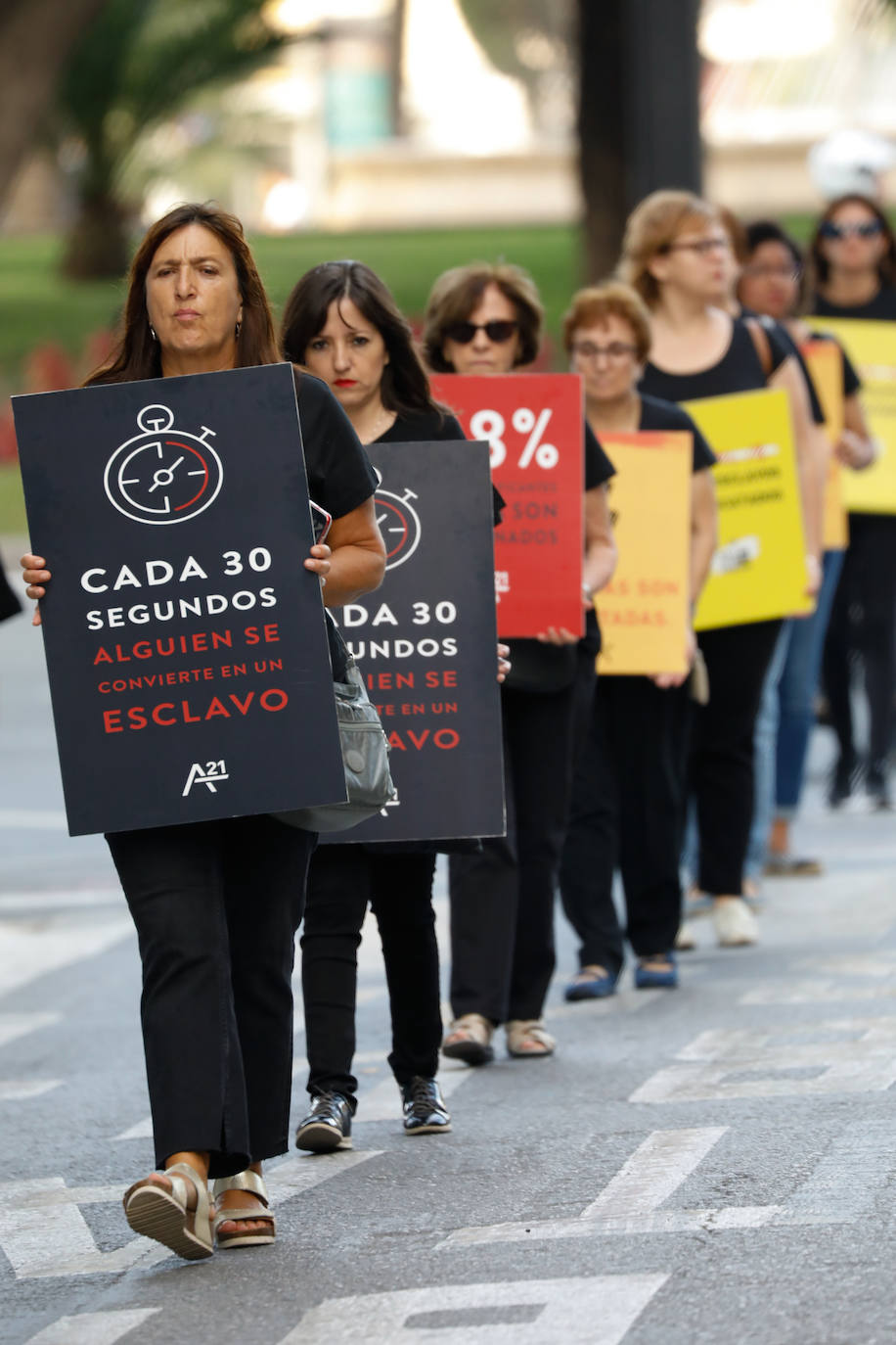 Fotos: Marcha en Murcia contra las nuevas formas de esclavitud