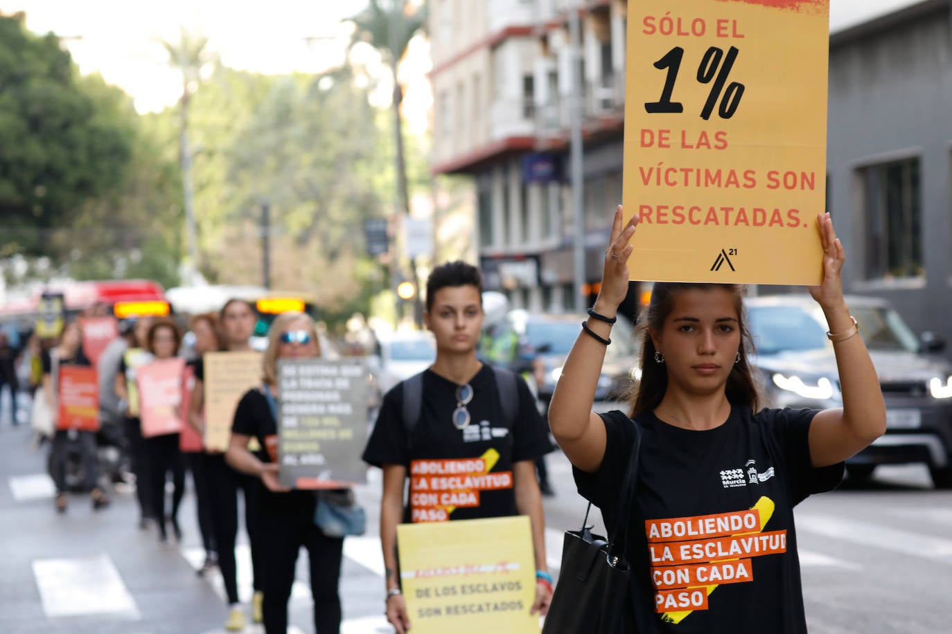 Fotos: Marcha en Murcia contra las nuevas formas de esclavitud
