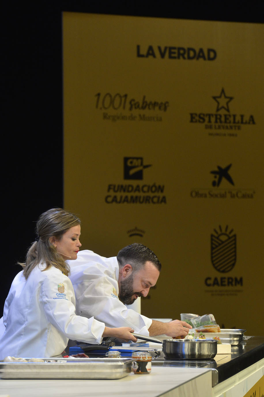 El chef Paco Roncero, este lunes, en la gala solidaria GastroTea