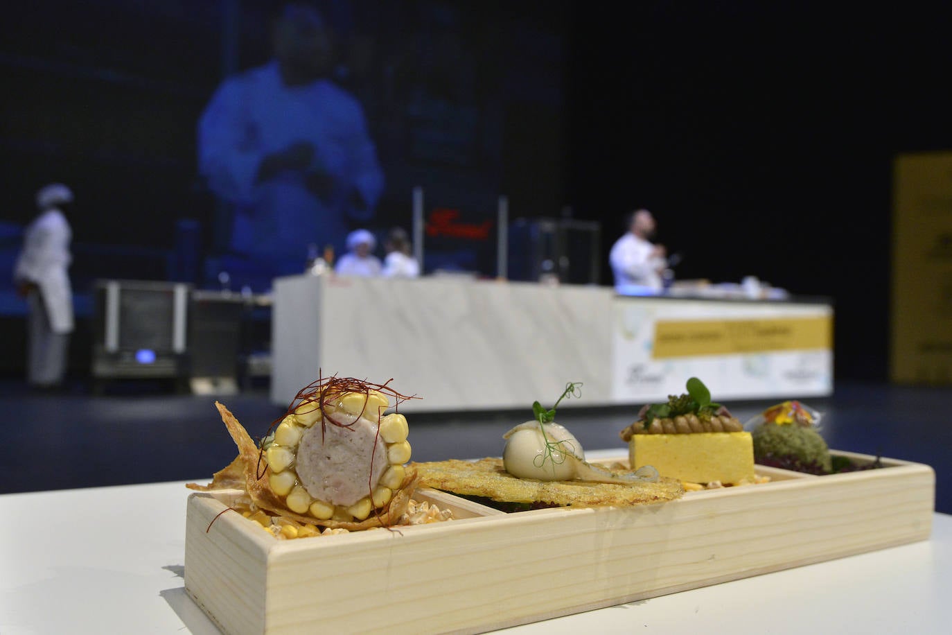 El chef Paco Roncero, este lunes, en la gala solidaria GastroTea