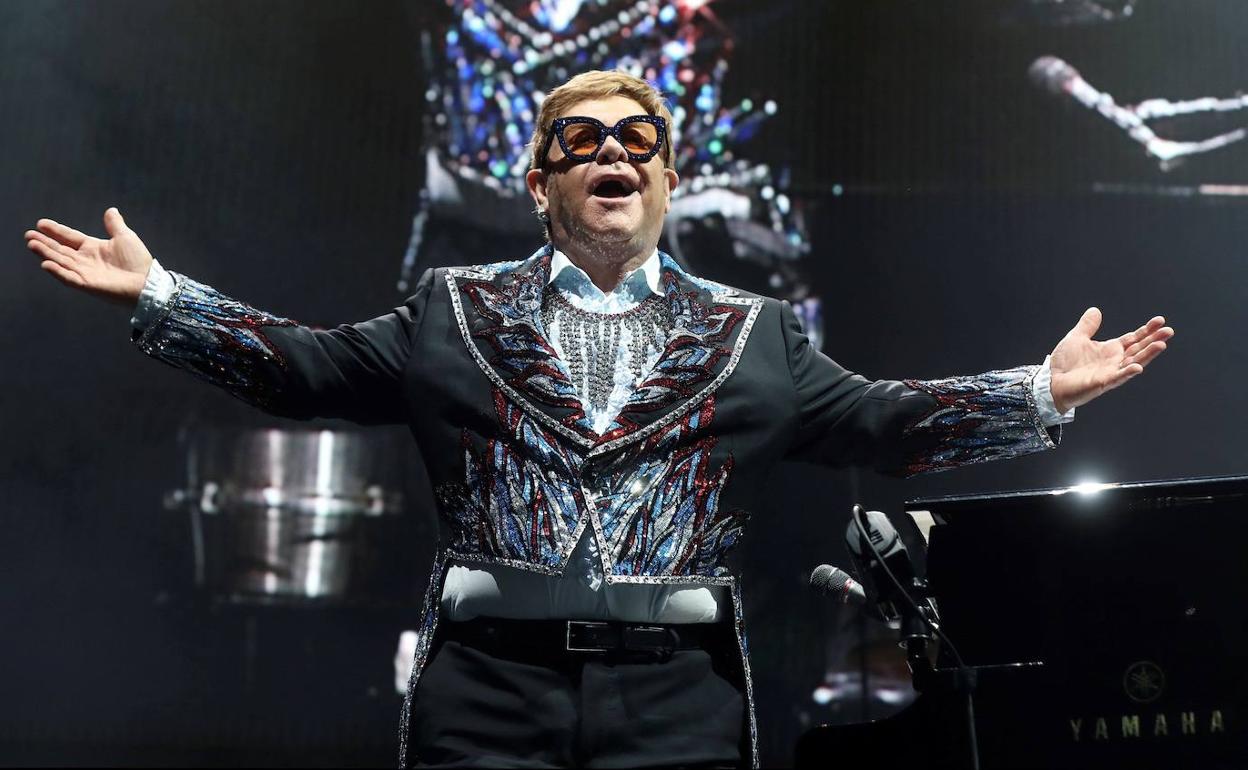 Elton John, durante su última actuación en España.