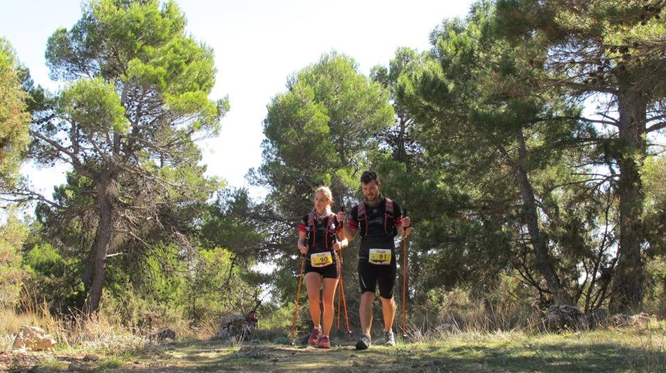 Dos corredores durante la Yeti Trail.