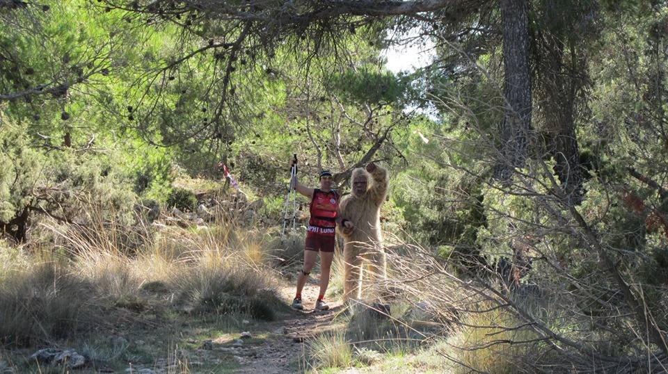 Dos corredores durante la Yeti Trail.