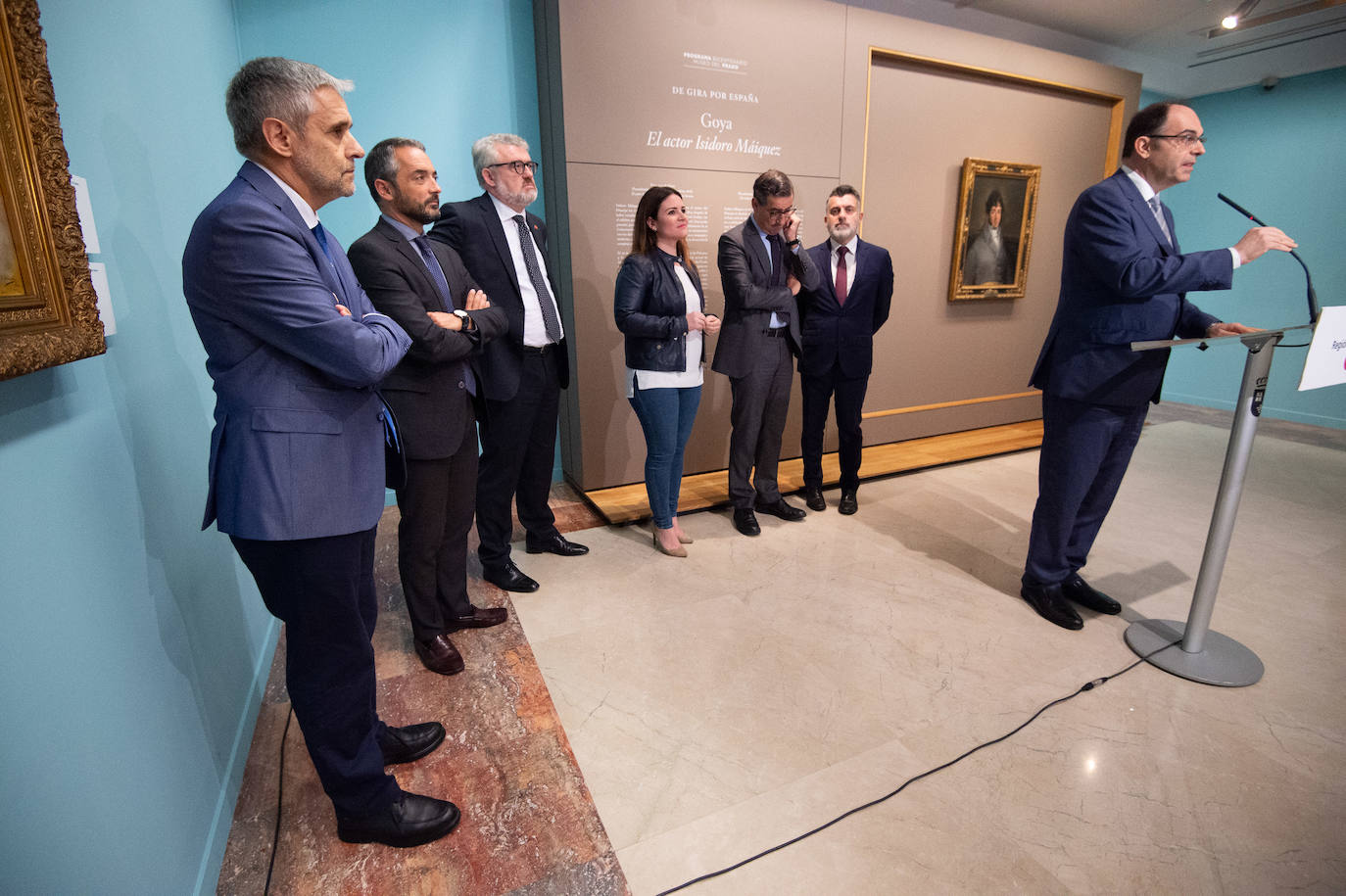 El Museo de Bellas Artes acoge la exposición del retrato propiedad del Prado que Goya realizó en 1807 al actor cartagenero.